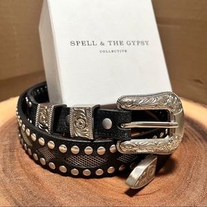 Spell & The Gypsy The Outlaw Belt Black M/L